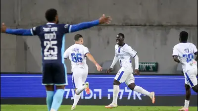 ז'וסלן טאבי שחקן הפועל פתח תקוה. ברני ארדוב