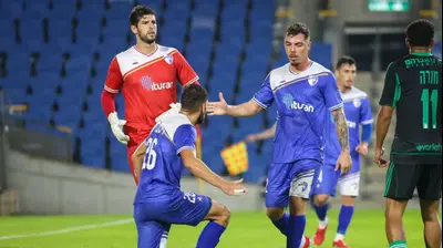 שי בן דוד, נמניה ליוביסבלייביץ' דניאל טננבאום שחקני עירוני קרית שמונה. קובי אליהו