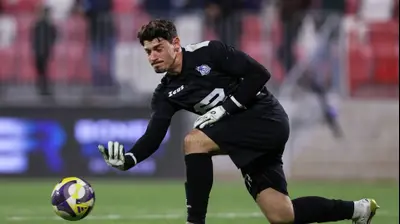 ליאור גליקליך שוער מכבי בני ריינה. מאור אלקסלסי