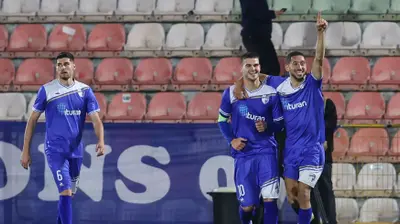 אריאל שרצקי, מוחמד אבו רומי, אופיר בנבנישתי עירוני קרית שמונה. לירון מולדובן 