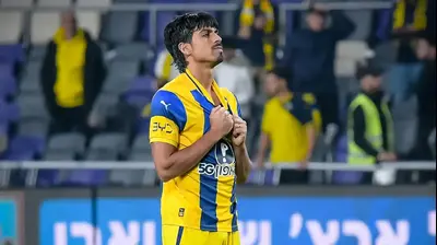דור פרץ שחקן מכבי תל אביב מאוכזב. אריאל שלום