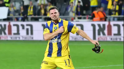 כריסטיאן בליץ' שחקן מכבי תל אביב. אודי ציטיאט