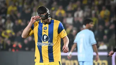 שחקן מכבי תל אביב כריסטיאן בליץ'. ברני ארדוב