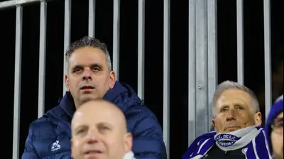 אריה קלמנזון (מימין) עם מיקי ביתן בעלים עירוני טבריה. אודי ציטיאט