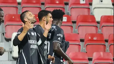 גיא חדידה שחקן עירוני טבריה חוגג שער. אודי ציטיאט