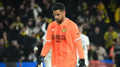 ניב אנטמן שוער מכבי נתניה מאוכזב. ברני ארדוב