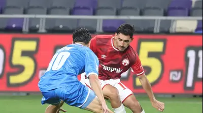 שחקן הפועל באר שבע, אמיר גנאח. דני מרון