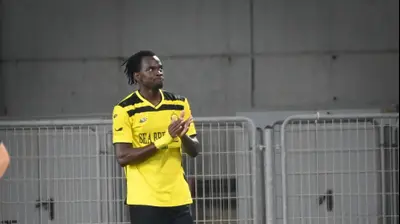 שחקן מכבי נתניה, בקארי קונאטה. ברני ארדוב