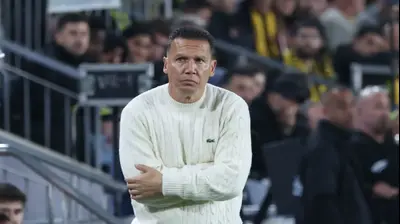 ברק בכר מאמן מכבי חיפה. דני מרון