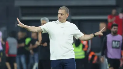 מאמן הפועל באר שבע, רן קוז'וך. דני מרון