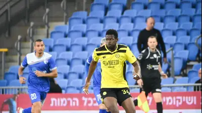 עזיז ווטארה, מכבי נתניה מול עירוני קרית שמונה. ברני ארדוב