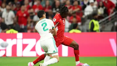 ז'והאן מנזמבי שחקן נבחרת שוויץ. GettyImages