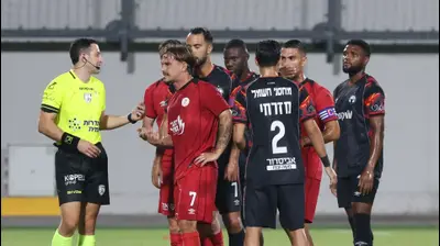 שחקן הפועל רמת גן מקסים פלקושצ'נקו. דני מרון