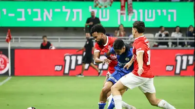 לוקאס פלקאו, הפועל תל אביב מול הפועל רמת גן. קובי אליהו