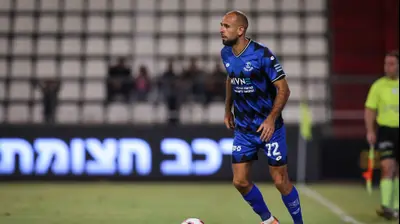 שחקן הפועל פתח תקוה יזן נסאר. מאור אלקסלסי
