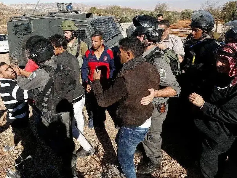 עימותים בין מתנחלים לפלסטינים בקוסרא 4 בדצמבר 2017