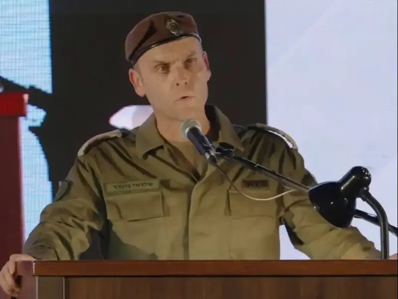 שלומי בינדר, ראש אמ"ן הנכנס . 21 באוגוסט 2024
