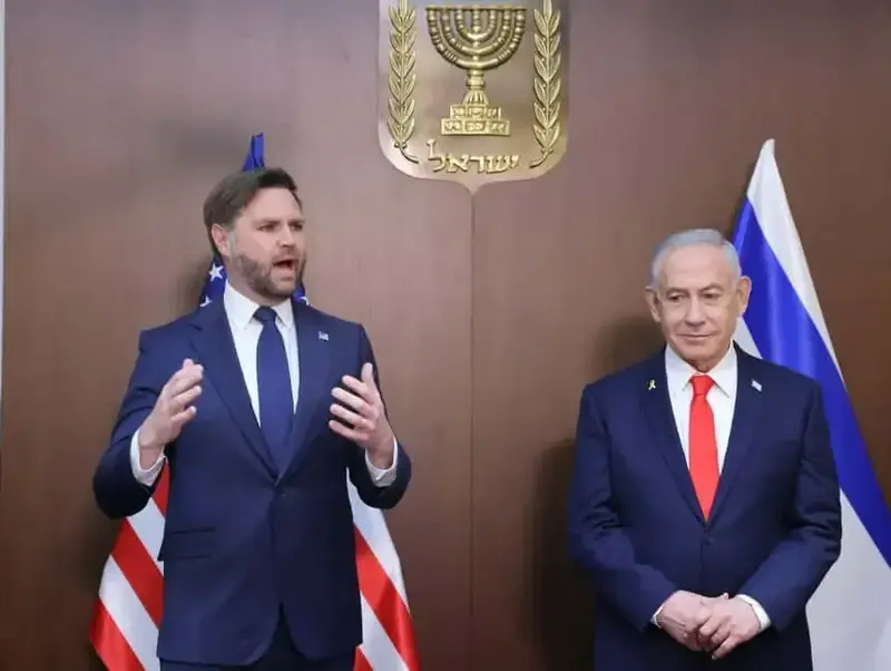 בעת ביקור ואנס, הכנסת הצביעה בעד ריבונות ביו״ש