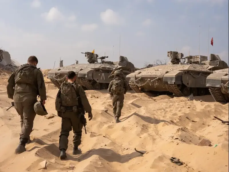 פעילות כוחות צוות הקרב של חטיבת הנח״ל במרחב הקו הצהוב