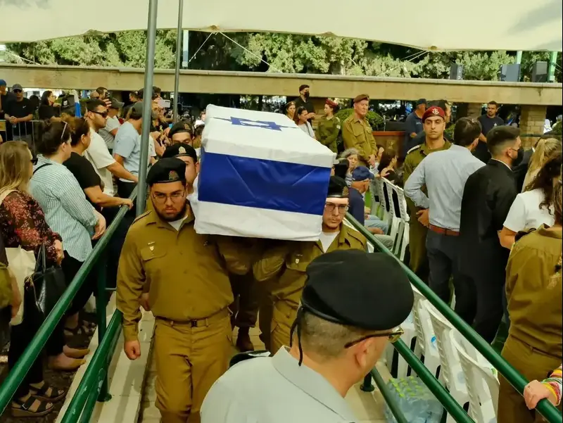 הלוויתו של סמ״ר עוז דניאל ז״ל