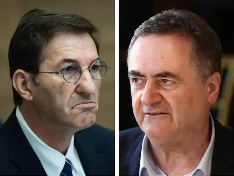 קרב הצעקות גלש לאיומים, ישראל כ"ץ השתולל