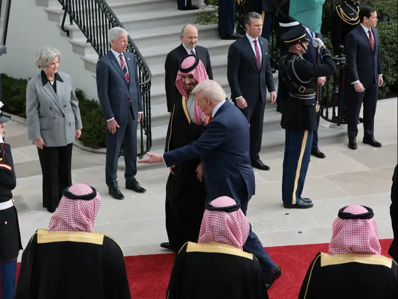 פגישת טראמפ- בן סלמאן