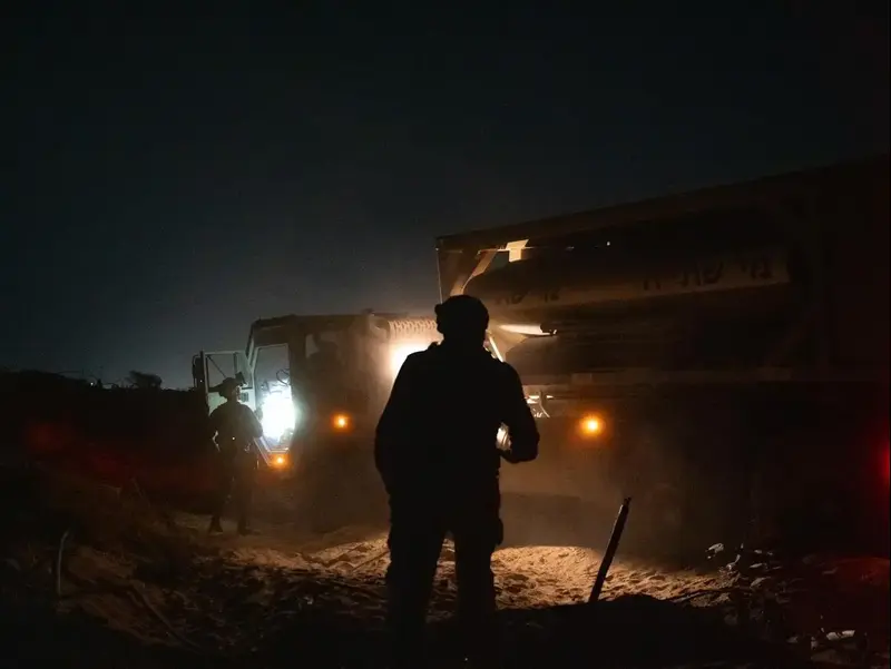 תיעוד מפעילות צה"ל וכוחות כוחות צק״ח הנח״ל במרחב רפיח בעזה