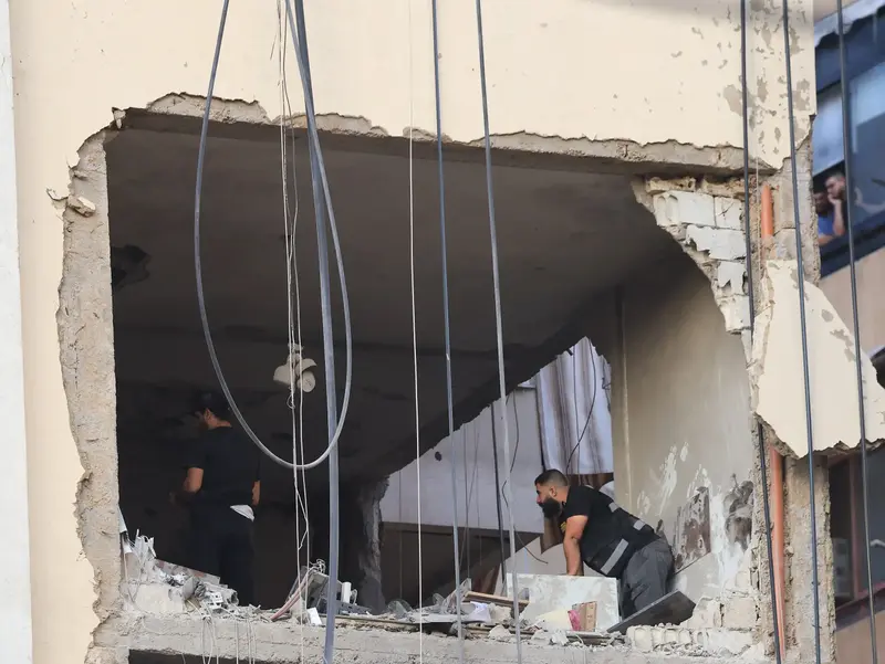 תקיפה ישראלית בלבנון, ביירות. 23 בנובמבר 2025