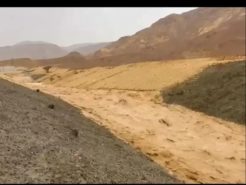 זרימה בנחל קטורה. 6 בדצמבר 2025