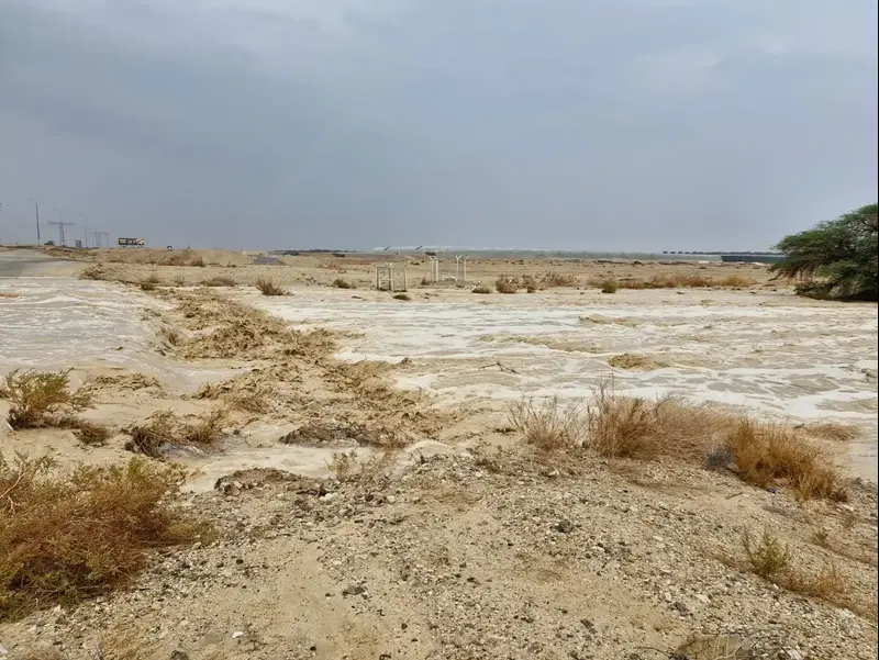 שטפונות בצוקים, הערבה התיכונה, 6 בדצמבר 2025