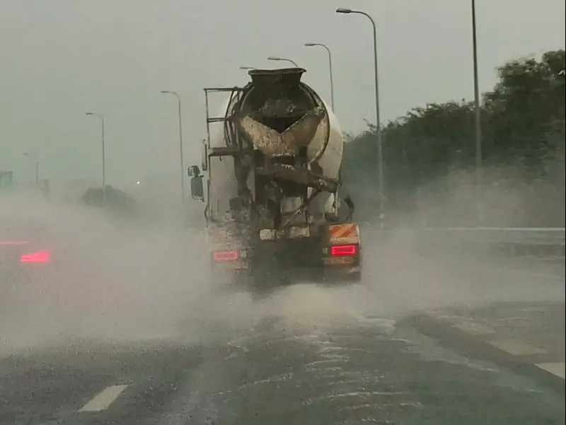 גשם, נתיבי איילון, 11 בדצמבר 2025