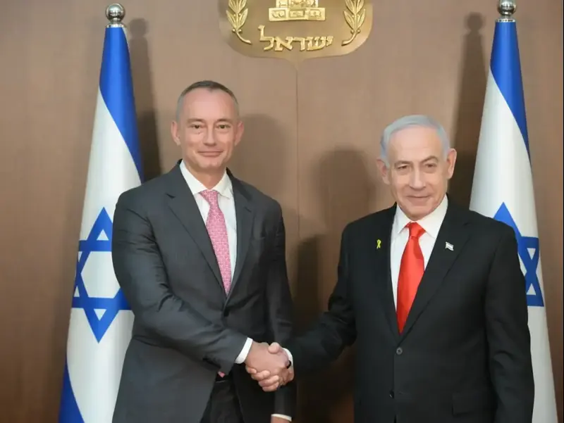 נתניהו בפגישה עם ניקולאי מלדנוב