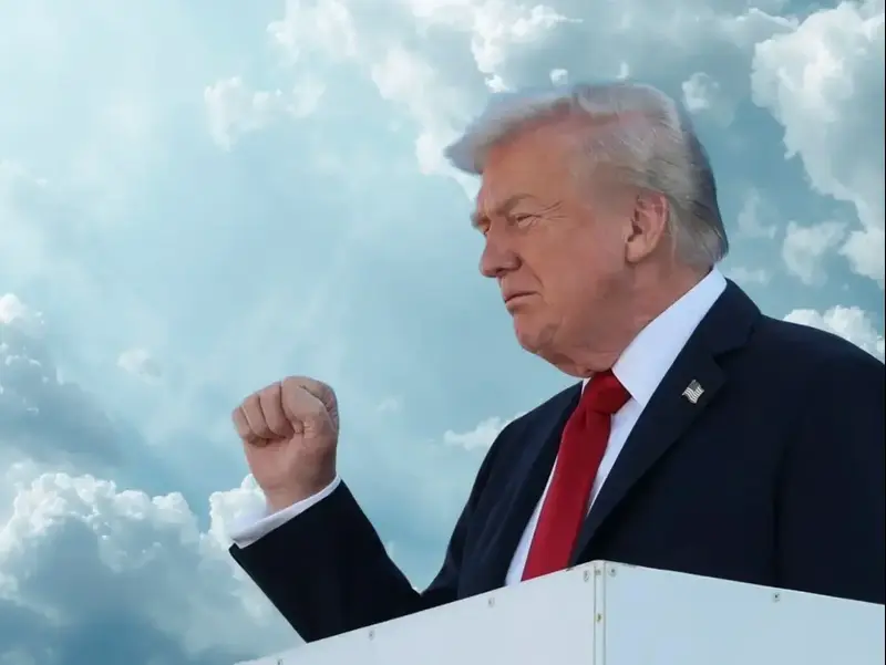 טראמפ בעננים