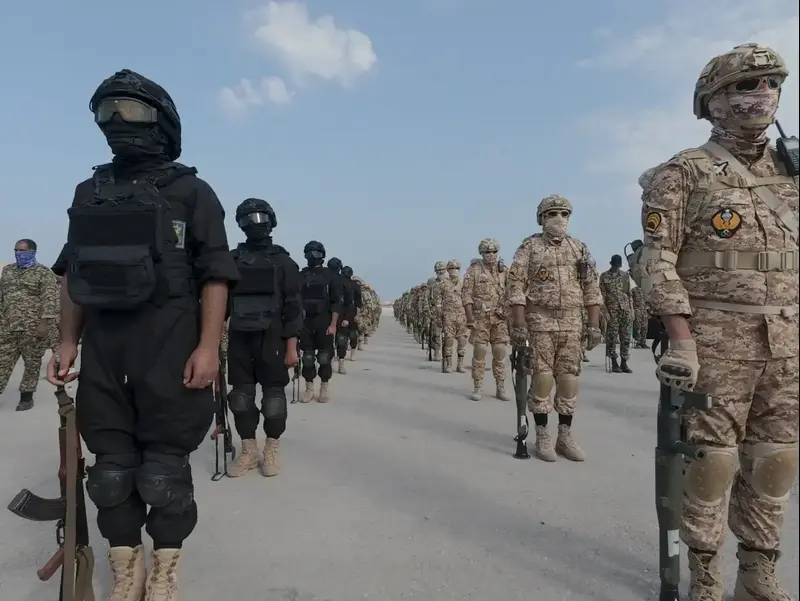 תרגיל של משמרות המהפכה של איראן במצר הורמוז, 16 בפברואר 2026