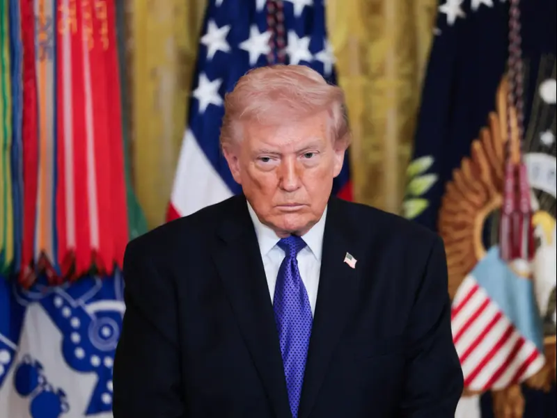 נשיא ארה"ב דולנד טראמפ, טקס הענקת מדליית כבוד, וושינגטון, ארה"ב, 2 במרץ 2026