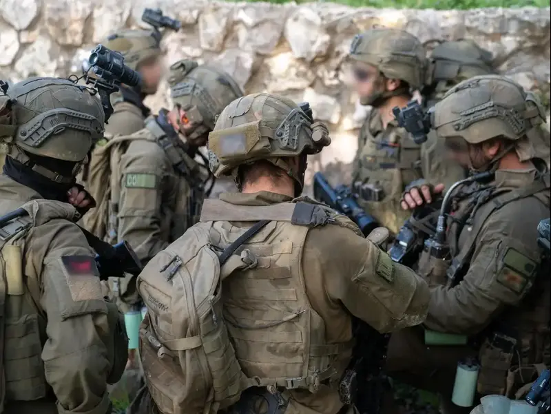 צוות הקרב הגדודי 46 בעומק שטח לבנון