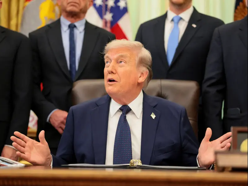 נשיא ארצות הברית דונלד טראמפ