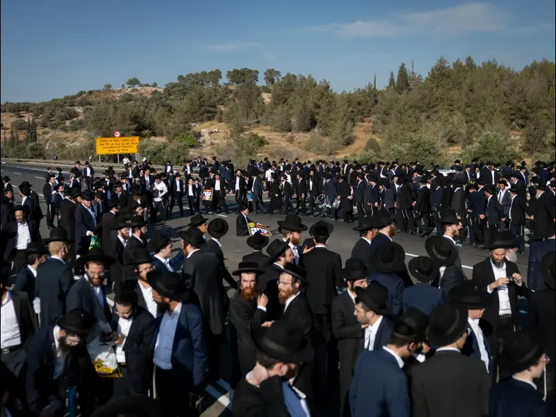 הפגנת חרדים