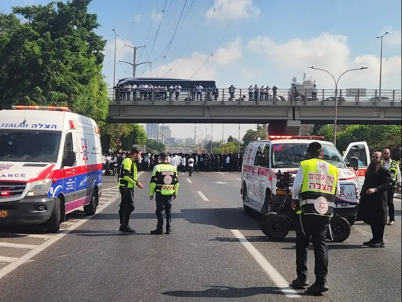 הפרות הסדר של החרדים הקיצונים על כביש 4. 17 ביוני 2026