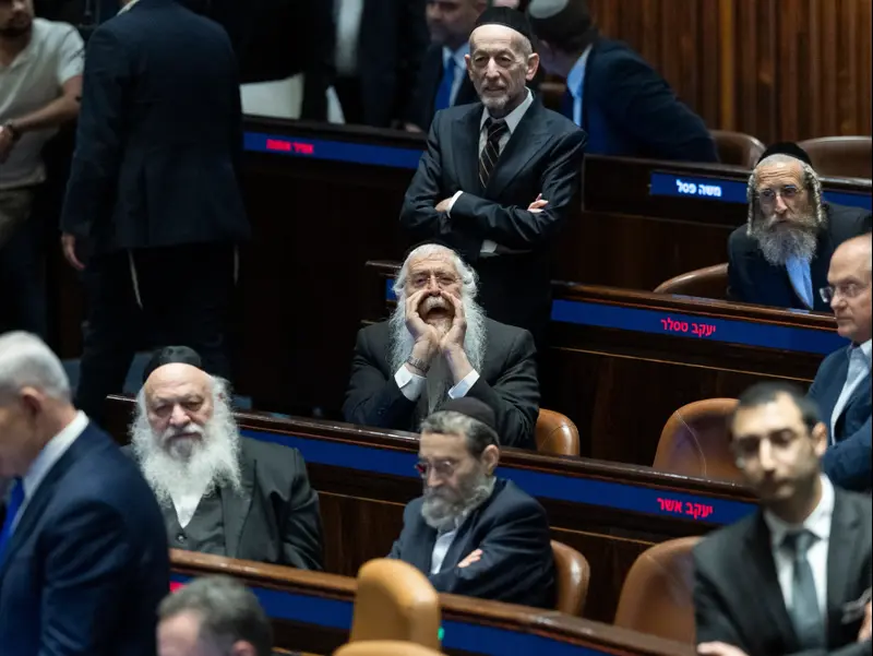 הצבעת חוק הקפאת מעצר עריקים חרדים, מליאת הכנסת, 14 ביולי 2026