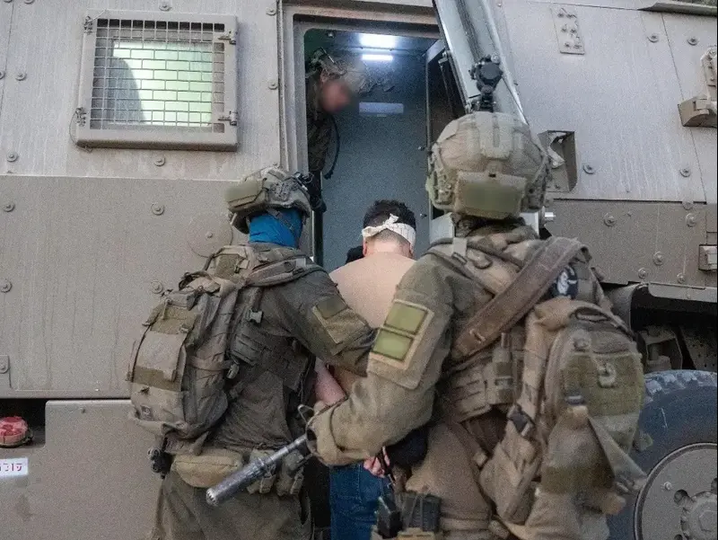 מעצר חשודים בגדה המערבית
