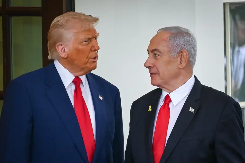 פגישת רה"מ בנימין נתניהו עם נשיא ארה"ב דונלד טראמפ, הבית הלבן, 7 באפריל 2025