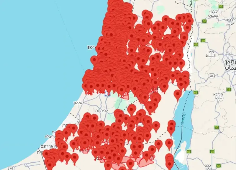 אזעקות ברחבי הארץ