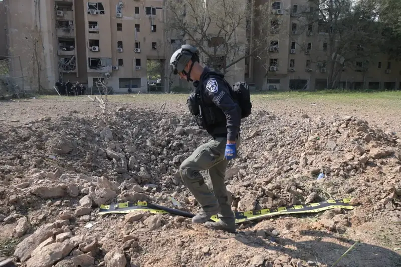 זירת נפילה, באר שבע, 2 במרץ 2026