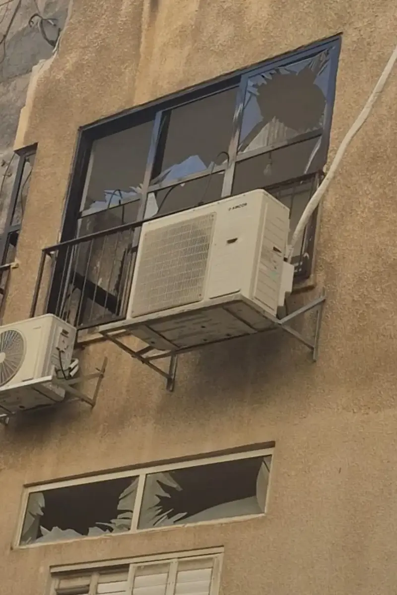 נפילת רסיסים בבני ברק. 3 במרץ 2026