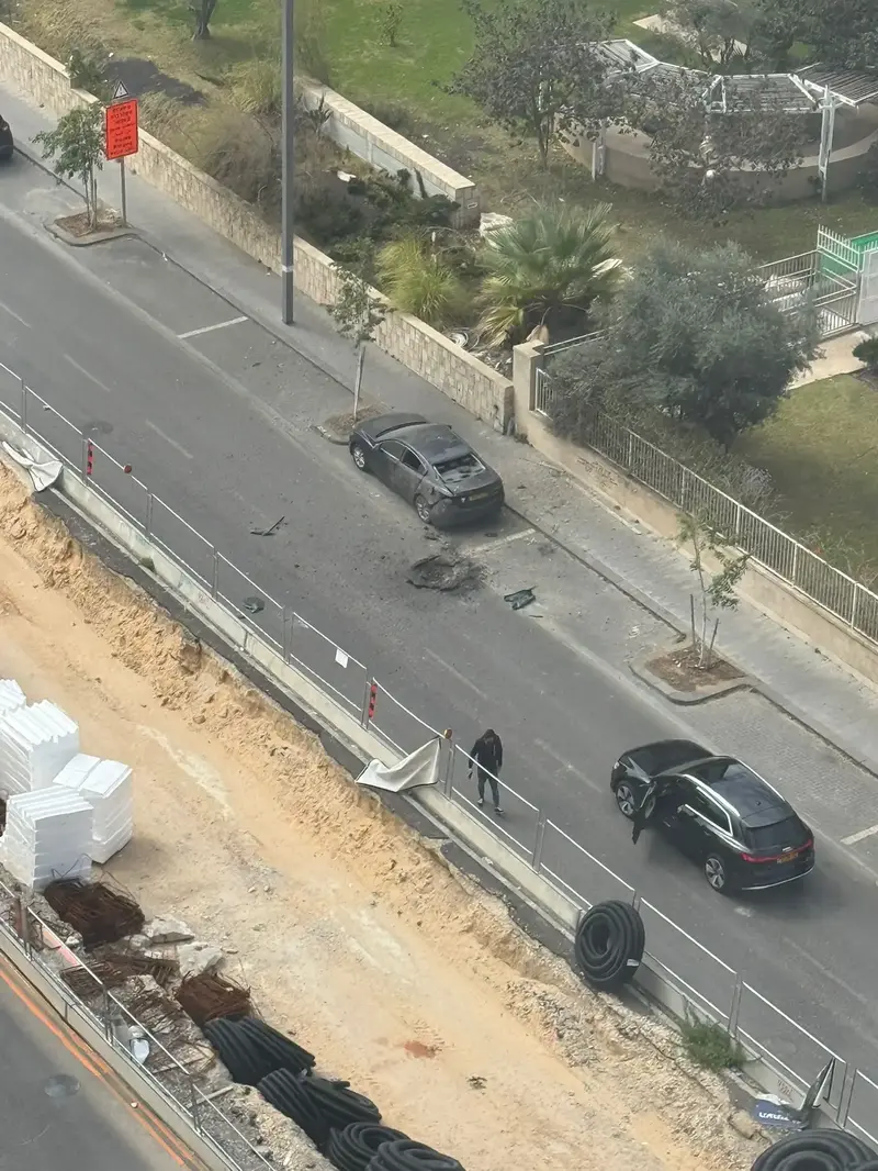 זירת נפילה, חולון, 9 במרץ 2026