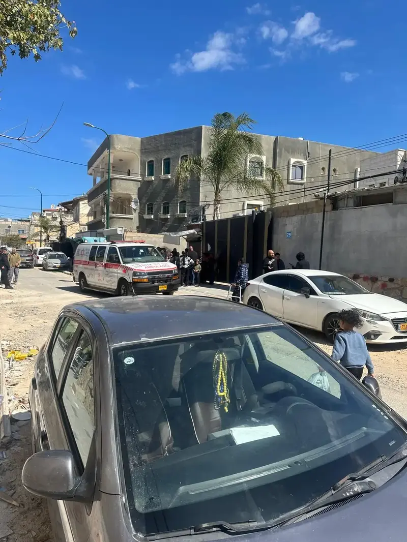 הזירה בה מפלח עמאש מת בדרך למקלט