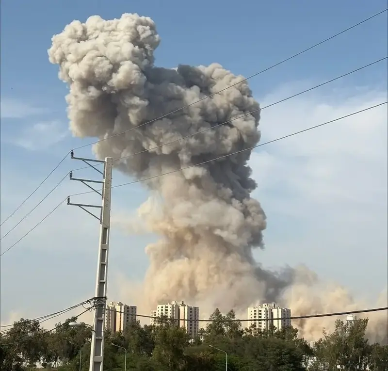 תקיפות בעיר בושהר, איראן