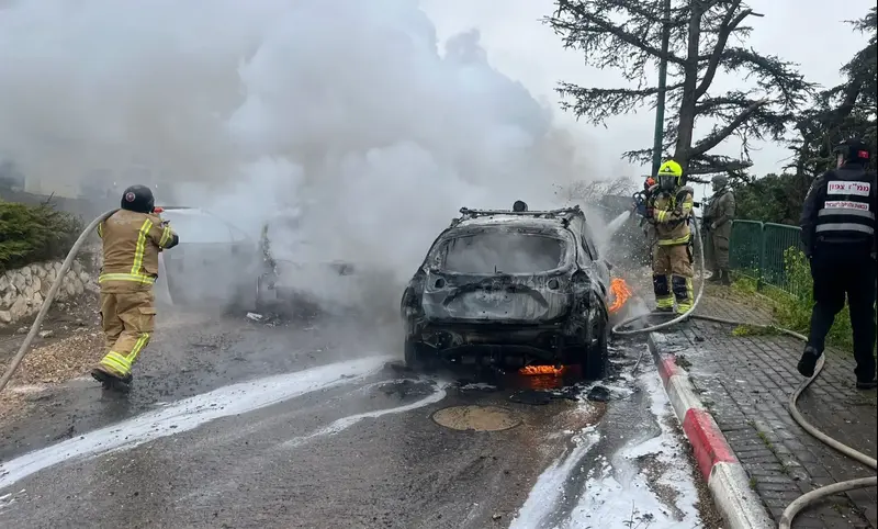 זירת פגיעה ברכב, משגב עם, 22 במרץ 2026