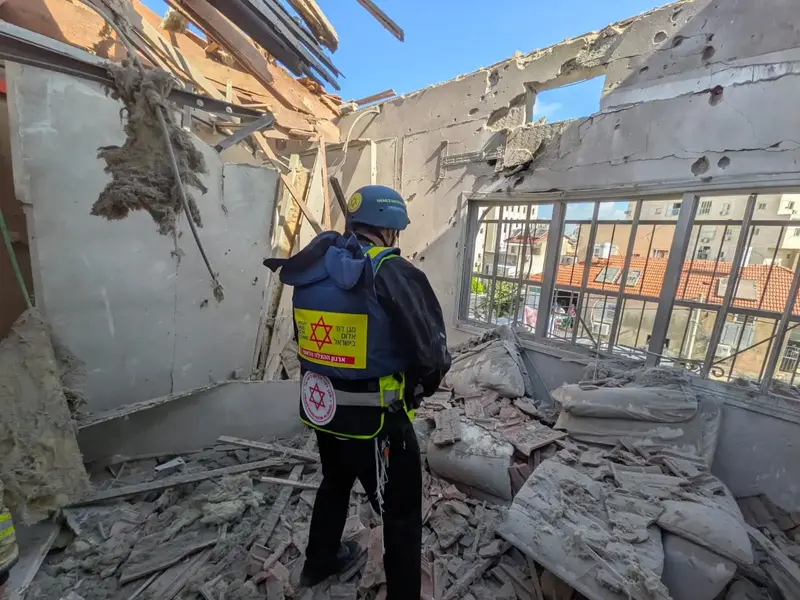 זירת נפילה,בני ברק, 31 במרץ 2026